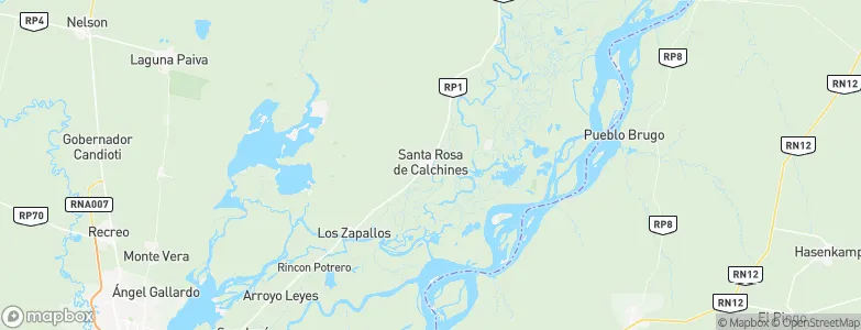 Santa Rosa, Argentina Map