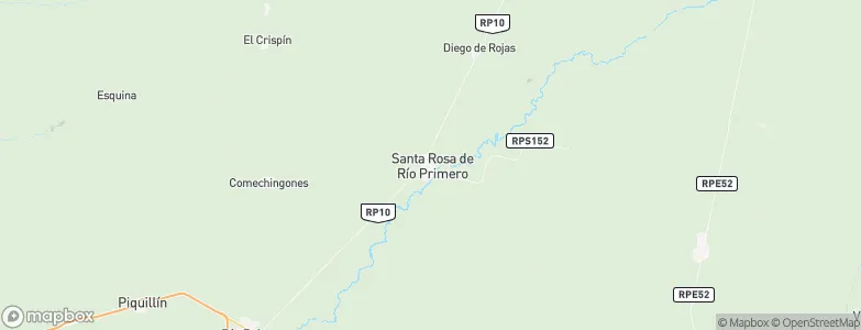 Santa Rosa de Río Primero, Argentina Map