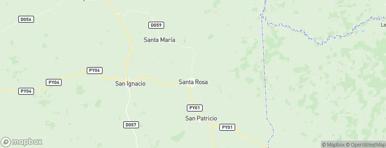 Santa Rosa Misiones, Paraguay Map