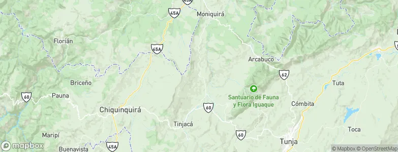 Santa Sofía, Colombia Map
