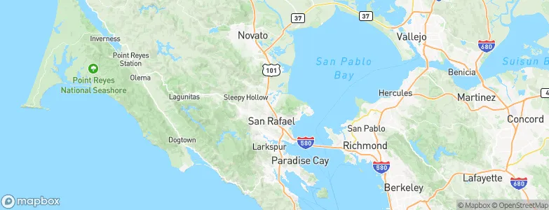Santa Venetia, United States Map
