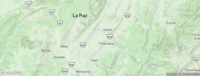 Santana, Colombia Map