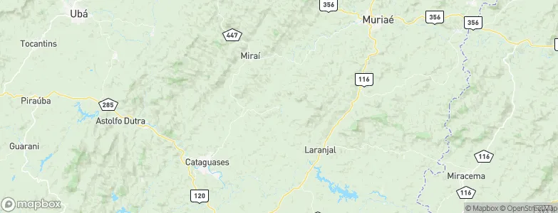 Santana de Cataguases, Brazil Map