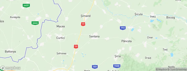 Sântana, Romania Map
