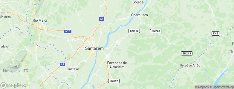 Santarém, Portugal Map