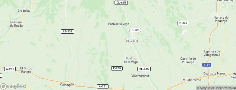 Santervás de la Vega, Spain Map