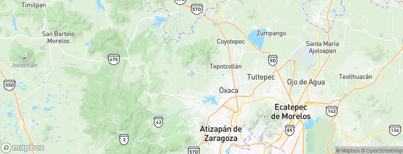 Santiago Cuautlalpan, Mexico Map