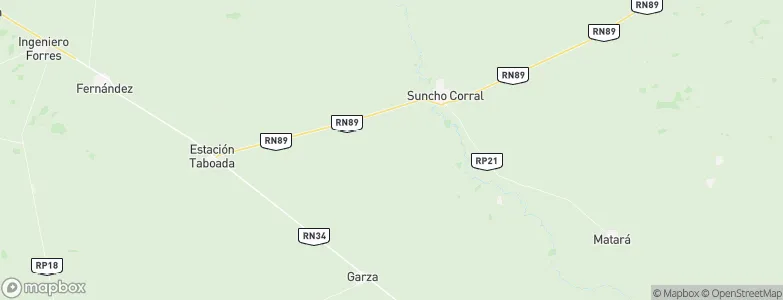 Santiago del Estero Province, Argentina Map