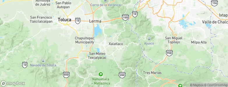 Santiago Tílapa, Mexico Map