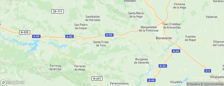 Santibáñez de Tera, Spain Map