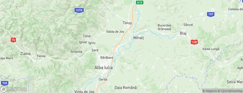 Sântimbru, Romania Map