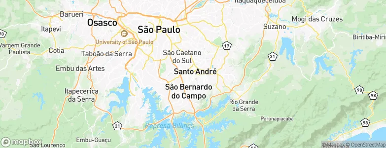 Santo André, Brazil Map