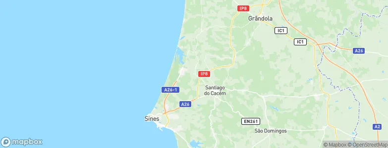 Santo André, Portugal Map