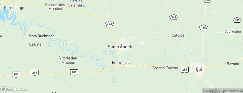 Santo Ângelo, Brazil Map