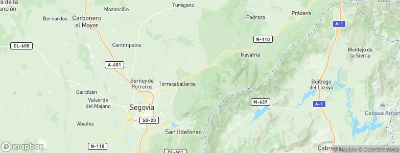 Santo Domingo de Pirón, Spain Map