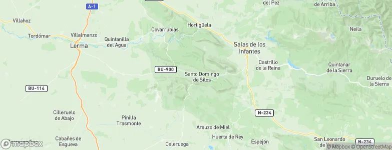 Santo Domingo de Silos, Spain Map