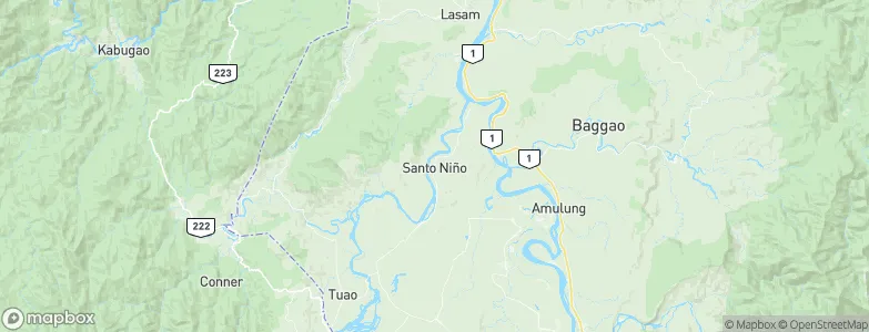 Santo Niño, Philippines Map