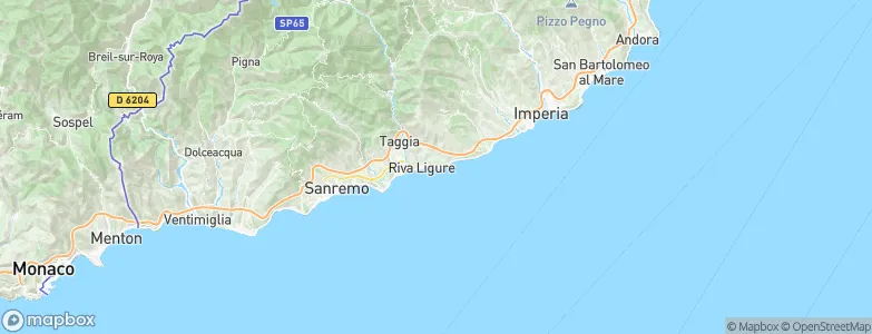 Santo Stefano al Mare, Italy Map