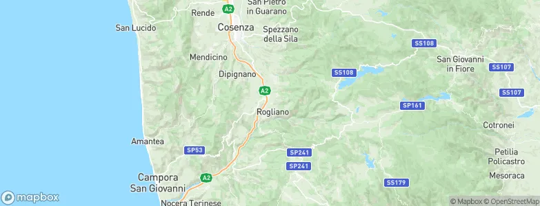 Santo Stefano di Rogliano, Italy Map