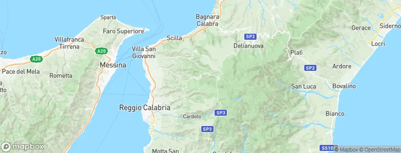 Santo Stefano in Aspromonte, Italy Map