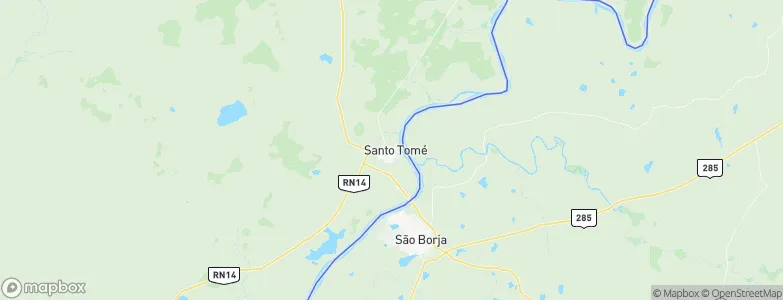 Santo Tomé, Argentina Map