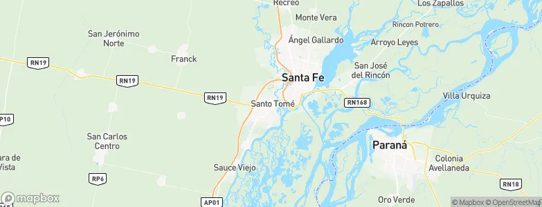 Santo Tomé, Argentina Map
