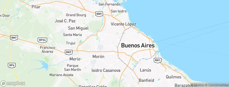 Santos Lugares, Argentina Map
