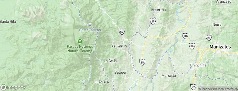 Santuario, Colombia Map
