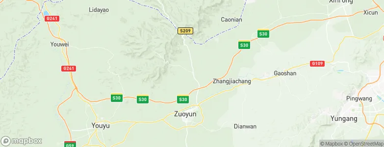 Santun, China Map