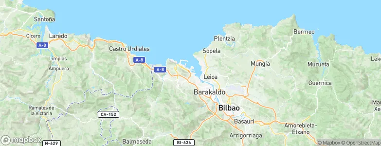 Santurtzi, Spain Map