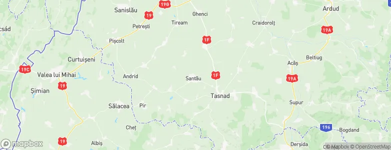 Santău, Romania Map