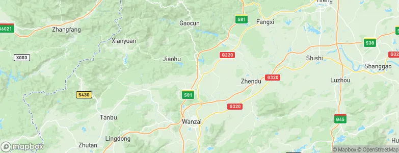Sanxing, China Map