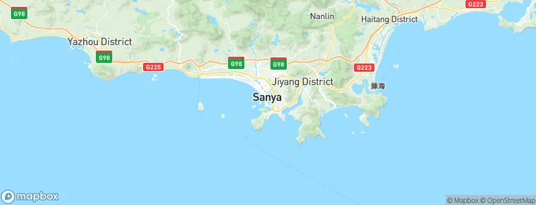 Sanya, China Map