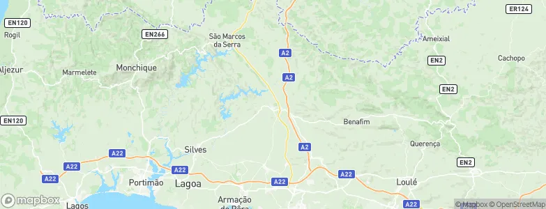 São Bartolomeu de Messines, Portugal Map