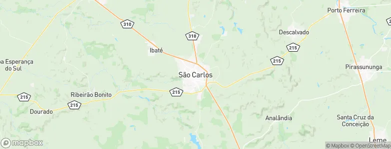 São Carlos, Brazil Map