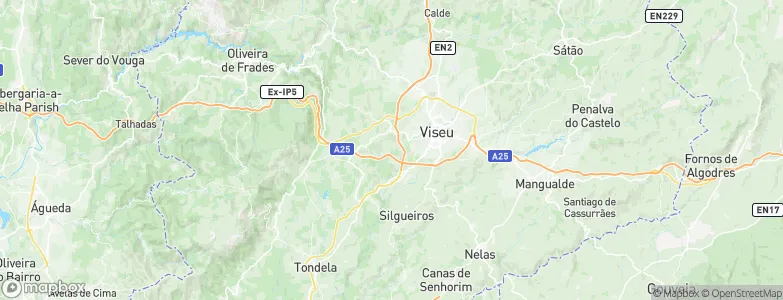 São Cipriano, Portugal Map
