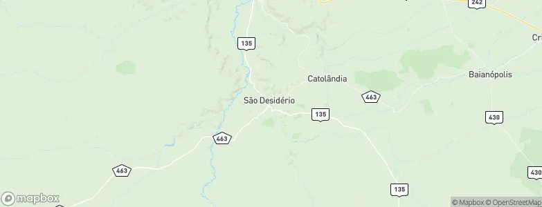 São Desidério, Brazil Map
