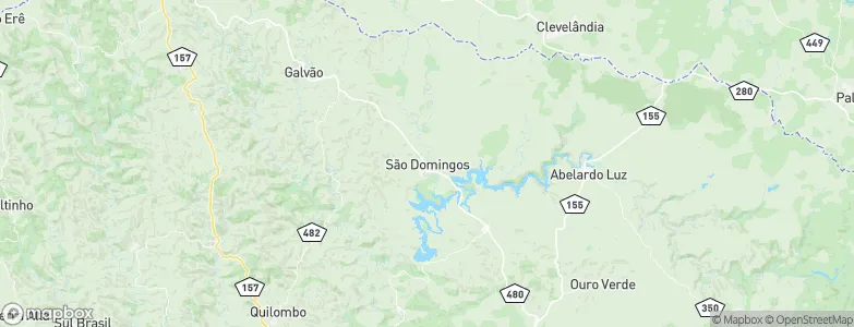 São Domingos, Brazil Map