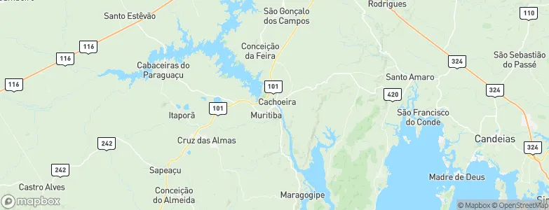 São Félix, Brazil Map
