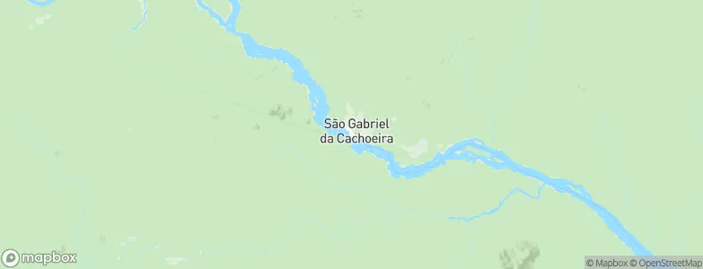 São Gabriel da Cachoeira, Brazil Map