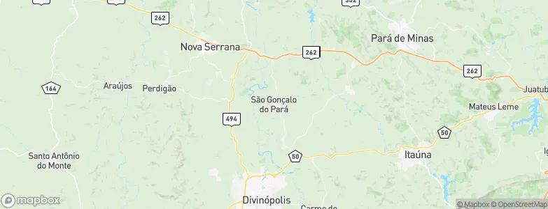 São Gonçalo do Pará, Brazil Map