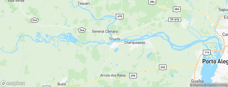 São Jerônimo, Brazil Map
