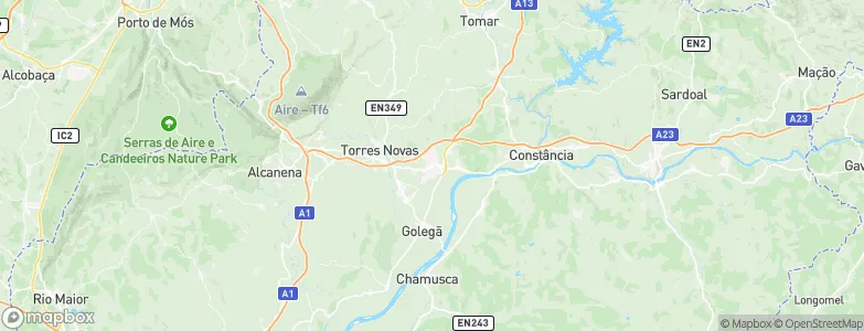 São João Baptista, Portugal Map