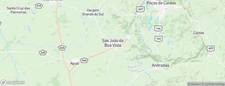 São João da Boa Vista, Brazil Map