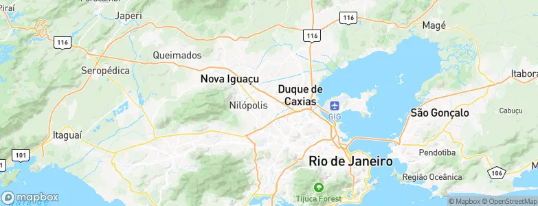 São João de Meriti, Brazil Map