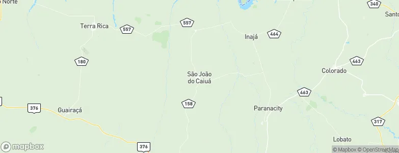 São João do Caiuá, Brazil Map