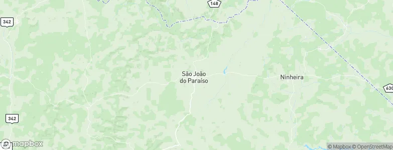 São João do Paraíso, Brazil Map