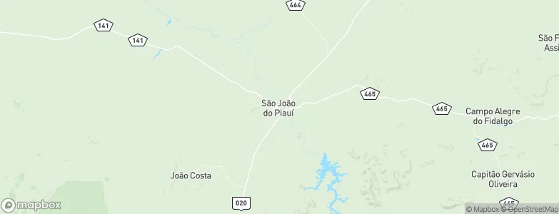 São João do Piauí, Brazil Map
