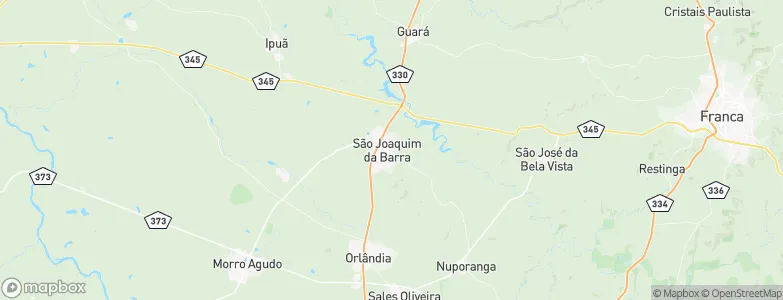 São Joaquim da Barra, Brazil Map