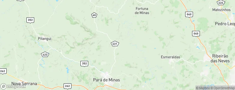 São José da Varginha, Brazil Map